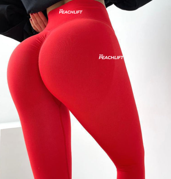 Two Logos Customized Hip Lifting Fitness Leggings